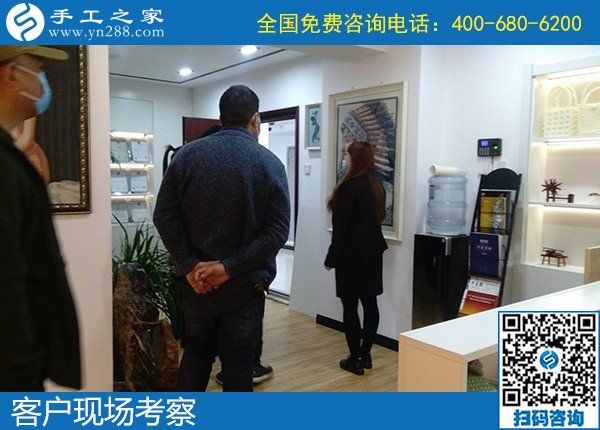 4月22日，組織人做手工活賺錢、代理手工活加工項目，就選勵志珠創(chuàng)業(yè)好項目，手工之家接待考察合作加工客戶剪影