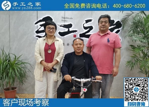 5月9日，正規(guī)手工活代理加工，找手工活就找正規(guī)手工活外發(fā)加工企業(yè)的勵志珠，手工之家接待考察加工客戶剪影