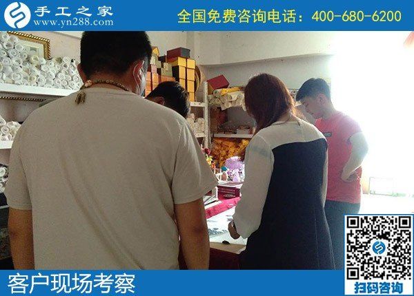 5月16日，可靠的手工活外發(fā)、放心拿回家做的手工活就是勵志珠珠繡，手工之家接待考察合作加工客戶剪影