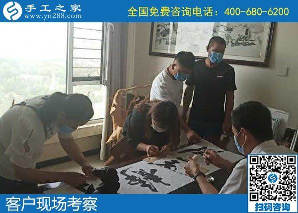 5月23日，拿到家做的手工活，手工活賺錢，就選有歷史、服務(wù)好的老手工企業(yè)，手工之家接待考察加工客戶剪影(圖5)