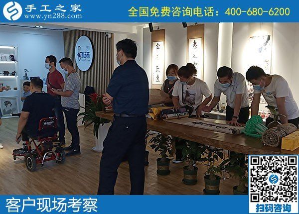 5月24日，長期穩(wěn)定的手工加工回收項(xiàng)目，就是針法簡單，培訓(xùn)成體系的勵(lì)志珠珠繡，手工之家接待考察加工客戶剪影
