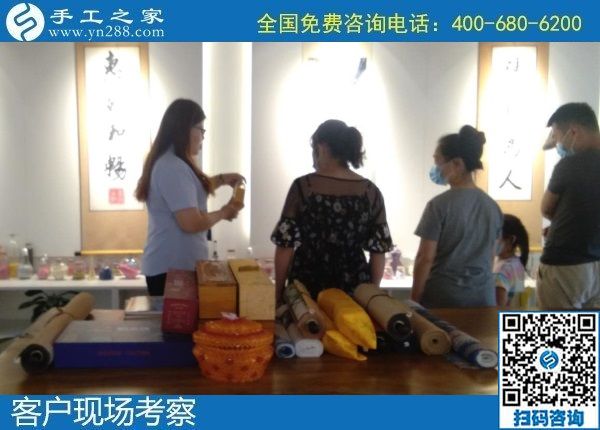 6月5日，純手工活外發(fā)加工，在手工活外發(fā)加工網(wǎng)找到合適的好項目，手工之家接待考察合作客戶剪影