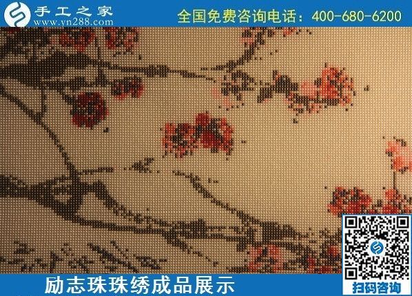 6月9日，沒有年齡限制，做手工活掙錢，選簡(jiǎn)單好做、技術(shù)門檻低的外發(fā)加工手工活，勵(lì)志珠珠繡成品實(shí)拍