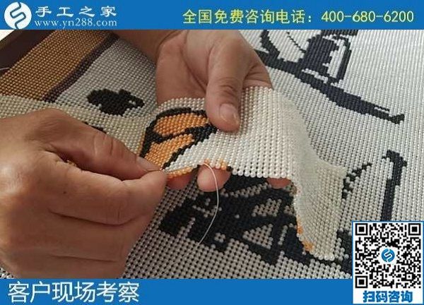 6月22日，長(zhǎng)期可靠的手工活，就來手工活外發(fā)加工企業(yè)找勵(lì)志珠珠繡，手工之家接待考察合作加工客戶剪影