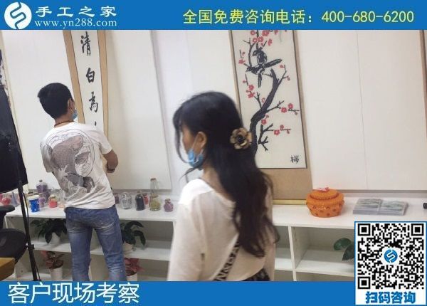 6月27日，在家做外發(fā)手工活的直接收獲，除了掙錢，就是陪伴，手工之家接待考察加工客戶剪影