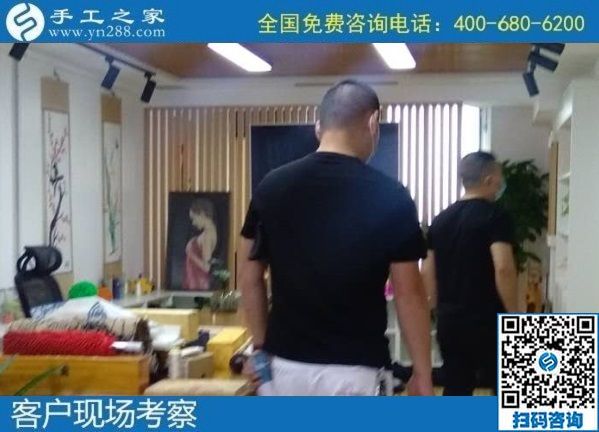 8月6日，拿回家做的手工活，大家說這個正規(guī)供料的手工活能掙錢，手工之家接待考察合作加工客戶剪影