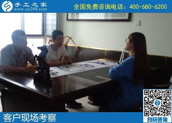 8月19日，手工活外發(fā)加工與珠繡個性化定制之間是這樣的關(guān)系，手工之家接待考察合作加工客戶剪影