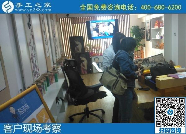 10月16日，可以帶回家做的手工活，手工活外發(fā)回收，這里的珠繡手工活值得選擇，手工之家接待考察加工客戶剪影