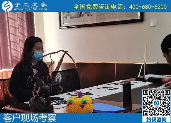 11月2日，手工活外發(fā)回收，這個(gè)可以拿回家做的手工活能掙錢嗎？實(shí)地看看就知道了，手工之家接待考察加工客戶剪影(圖3)