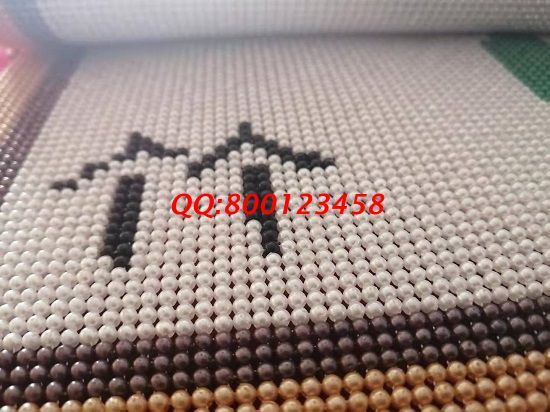 1月5日，可以寄到家做的手工活，做手工活掙錢，手工之家驗收和加工費結(jié)算制度很成熟，圖為勵志珠珠繡成品細節(jié)實拍