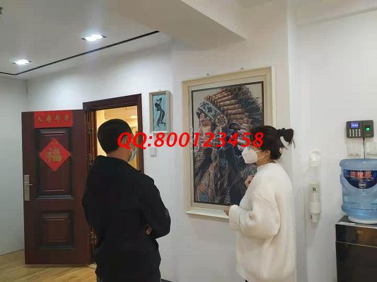 2月22日，正規(guī)供料的手工活，可以寄到家做的手工活就找珠繡外發(fā)手工活，手工之家接待考察合作加工客戶剪影