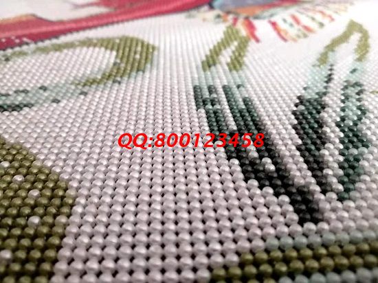 4月16日，可以帶回家做的手工活，這個企業(yè)從服務、產(chǎn)品到手工活都很合適，勵志珠珠繡成品細節(jié)實拍