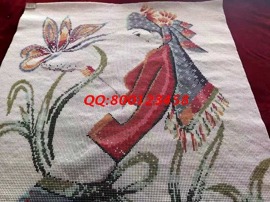 4月16日，可以帶回家做的手工活，這個企業(yè)從服務、產(chǎn)品到手工活都很合適，勵志珠珠繡成品細節(jié)實拍