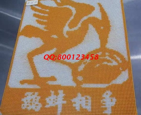 9月1日，我能做手工之家的珠繡正規(guī)供料的手工活嗎？答案是只要這樣就可以！圖為勵志珠珠繡成品細(xì)節(jié)實拍