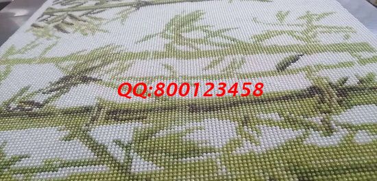 9月12日，可以寄到家做的手工活，足不出戶就有收入，這個(gè)手工活外發(fā)加工項(xiàng)目適合就業(yè)、也適合創(chuàng)業(yè)，圖為勵(lì)志珠珠繡成品細(xì)節(jié)實(shí)拍