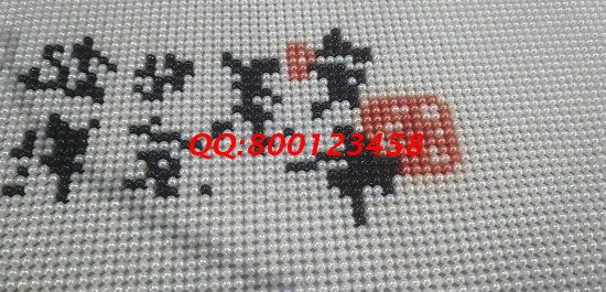 9月25日，可以寄到家做的手工活，簡(jiǎn)單好做的外發(fā)手工活，在家做手工活要認(rèn)真用心，圖為勵(lì)志珠珠繡成品細(xì)節(jié)實(shí)拍