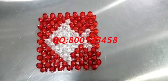 10月16日，正規(guī)外發(fā)加工手工活，可以寄到家做的手工活，簡單好做是這個樣子，圖為手工之家勵志珠珠繡串珠成品實拍