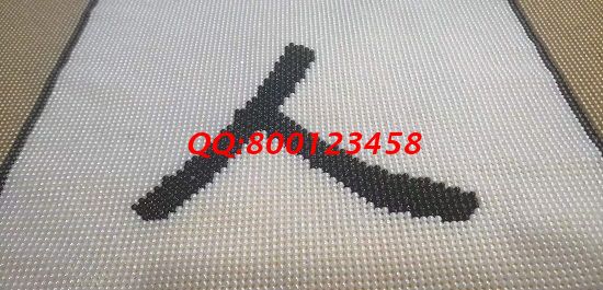10月18日，拿回家做的手工活，正規(guī)手工活外發(fā)加工項目，手工之家的非遺珠繡很適合，圖為勵志珠珠繡成品細節(jié)實拍