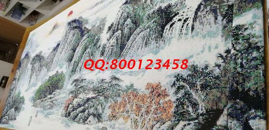 11月15日，找拿回家做的手工活，想做手工活掙錢，就業(yè)還是創(chuàng)業(yè)都可以選這個企業(yè)，圖為勵志珠珠繡成品細(xì)節(jié)實(shí)拍
