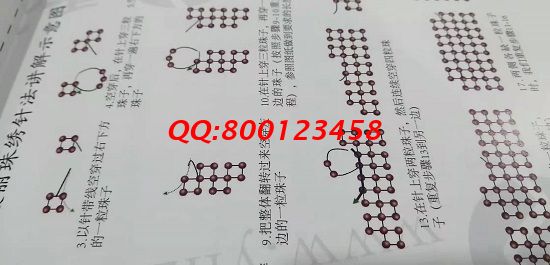 11月24日，在家做的手工活，可以帶回家做的手工活，就選非遺傳統(tǒng)手工勵志珠珠繡，圖為手工之家合作資料中的《合作流程》剪拍(圖3)