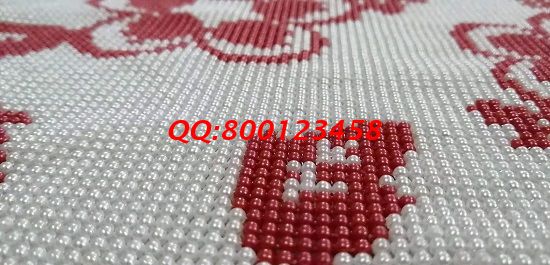 11月16日，可以帶回家做的手工活，在家做手工活掙錢，珠繡串珠手工活很重視服務(wù)和培訓(xùn)，圖為勵志珠珠繡成品細(xì)節(jié)實拍(圖3)
