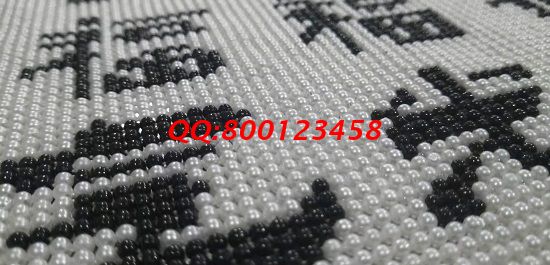 12月14日，年終歲末，找手工活做，在家做手工活掙錢，這個(gè)寄到家做的手工活外發(fā)加工項(xiàng)目很不錯(cuò)，圖為勵(lì)志珠珠繡成品細(xì)節(jié)實(shí)拍(圖3)