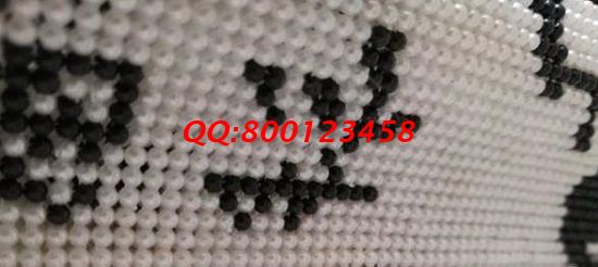 2月11日，正規(guī)外發(fā)手工活，可以在家做的手工活兼職，手工之家的珠繡串珠長期穩(wěn)定，圖為勵(lì)志珠珠繡成品細(xì)節(jié)實(shí)拍