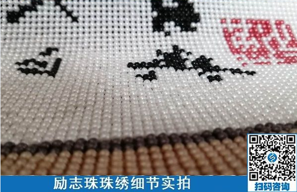 “家有勵志珠，生活多幸?！?，非遺勵志珠珠繡手工活帶來的感悟(圖1)
