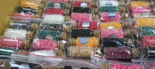 10月4日，手工兼職招聘帶回家做，手工活外發(fā)加工，積極扶持，手工之家的這個項目是很多人創(chuàng)業(yè)的好選擇，圖為勵志珠珠繡串珠手工材料剪影