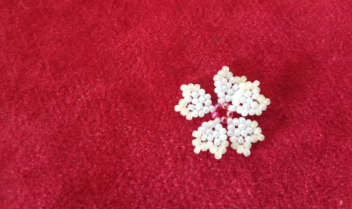 7月4日，在家里就能賺錢的工作，開手工加工廠，居家手工靈活就業(yè)創(chuàng)業(yè)，手工之家的創(chuàng)新讓產(chǎn)品更有市場，圖為串珠米珠繡純手工產(chǎn)品剪影