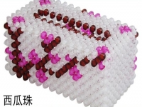 5月28日，手工活接單平臺(tái)，正規(guī)供料的手工活，珍惜珠繡外發(fā)手工活，珍惜合作，圖為珠繡串珠（紙抽盒）手工成品剪影