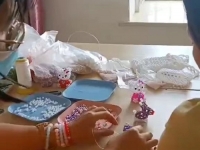 不受疫情反彈影響，踏實居家正規(guī)珠繡手工加工賺錢
