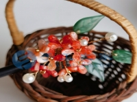 5月21日，在家里就能賺錢的工作，帶回家做的手工，手工之家的品牌是大家的品牌，圖為勵志珠珠繡串珠手工產(chǎn)品剪影