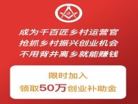 做鄉(xiāng)村運(yùn)營(yíng)官，領(lǐng)50萬創(chuàng)業(yè)補(bǔ)助金