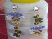12月1日，靠譜手工兼職平臺，在家兼職平臺正規(guī)的日結(jié)手工有沒有，在家手工掙錢，開飾品加工廠，手工之家與合作人員相互成就、精誠合作，圖為串珠米珠繡手工產(chǎn)品剪影