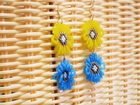 1月24日，外發(fā)手工活正規(guī)平臺，開飾品加工廠，在家做手工掙錢，選手工之家，認真做，踏實掙錢，圖為串珠米珠繡手工產(chǎn)品剪影