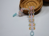 1月3日，兼職手工活可以帶回家做，小成本創(chuàng)業(yè)做手工傳承官，居家手工創(chuàng)業(yè)，手工之家的純手工給大家更多掙錢的渠道和方法，圖為串珠米珠繡純手工產(chǎn)品剪影