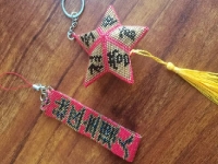 1月5日，在家就能賺錢的工作，拿回家做的手工活，小成本創(chuàng)業(yè)做手工傳承官，手工之家的純手工在農(nóng)村做很合適，圖為串珠米珠繡純手工產(chǎn)品剪影