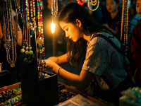 10萬補(bǔ)貼手工飾品擺攤，學(xué)會(huì)春節(jié)假期搞錢秘籍，8天收入超過半年
