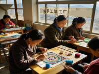 拿回家做，在家開手工加工廠做飾品類純手工，確實能掙錢