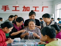 4月9日，在家做兼職的正規(guī)平臺，在家做手工靈活就業(yè)，微創(chuàng)業(yè)做家庭手工工作室（手工傳承官），在手工之家，大家決定自己的收入，圖為串珠米珠繡純手工產(chǎn)品剪影