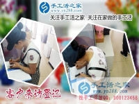 6月13日，正規(guī)手工活加盟項(xiàng)目是什么樣子？手工之家接待考察加工客戶剪影