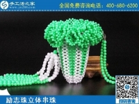 3月30日，手工活代理加工、手工活加盟項(xiàng)目，做這個(gè)正規(guī)外發(fā)手工活掙錢創(chuàng)業(yè)，手工之家勵(lì)志珠立體串珠成品實(shí)拍