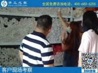 7月12日，代理手工活加工項目，做外發(fā)手工活，要掙錢就要注意這幾點。手工之家接待考察加工客戶剪影