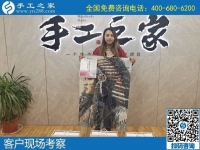 10月3日，手工活外發(fā)回收，這個(gè)可以寄到家做的手工活讓人安心在家掙錢(qián)，手工之家接待考察合作加工客戶(hù)剪影