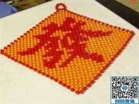 可帶回家做的手工活，就是手工之家勵志珠繡