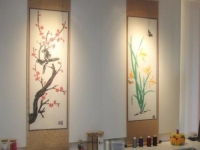 梅蘭竹菊主題珠繡，藝術(shù)內(nèi)核，手工制作，既裝扮生活又帶來財富